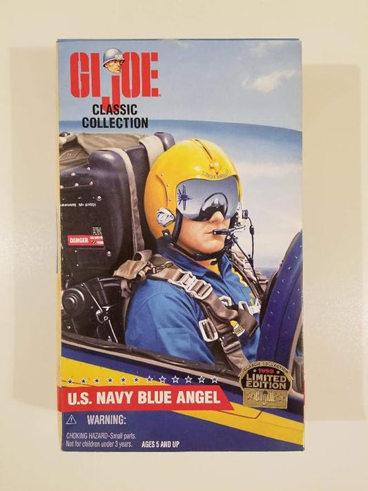 12" GI Joe Classic Collection U.S. Navy Blue Angel Pilot Caucasian Action Figure (1998 Hasbro) by Hasbro - Figurio