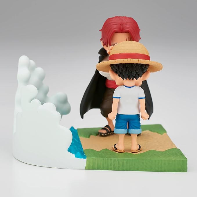 Banpresto - One Piece - Log Stories - Monkey D. Luffy & Shanks, Bandai Spirits World Collectable Figure - Figurio