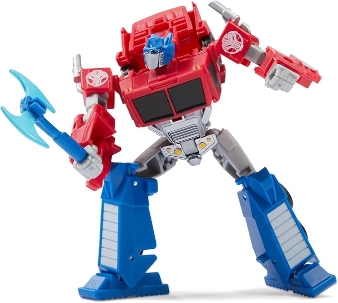 Transformers Toys EarthSpark Deluxe Class Optimus Prime Action Figure, 5-Inch, Robot Toys for Kids Ages 6 and Up - Figurio