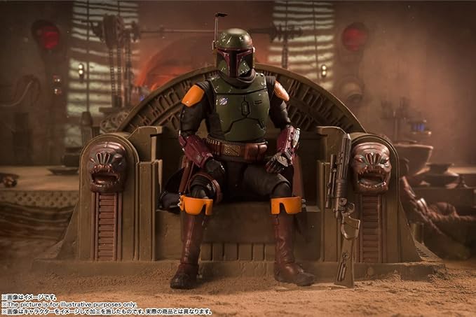 S.H. Figuarts Boba Fett (Star Wars: The Book of Boba Fett) Approx. 6.1 inches (155 mm), AVS, PVC & Fabric, Pre-Painted Action Figure - Figurio