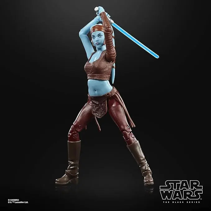 STAR WARS The Black Series Aayla Secura Toy 6-Inch-Scale Attack of The Clones Collectible Action Figure, Toys for Kids Ages 4 and Up - Figurio