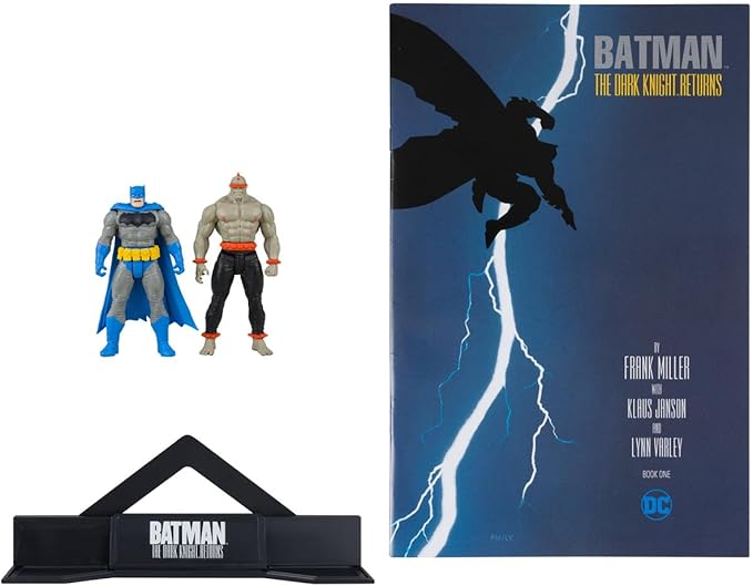 McFarlane Toys - DC Direct Page Punchers 2pk Batman & Mutant Leader 3in Figures with Comic - Figurio