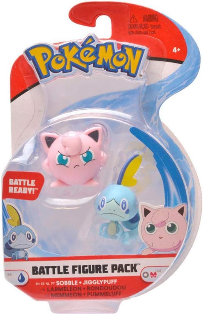 Pokemon - Battle Figure 2pack - Jigglypuff and Sobble - Figurio