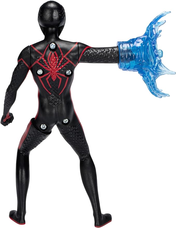 Marvel Spider-Man: Across The Spider-Verse Web Spinning Miles Morales Toy, 6-Inch-Scale Deluxe Action Figure, Toys for Kids Ages 4 and Up - Figurio