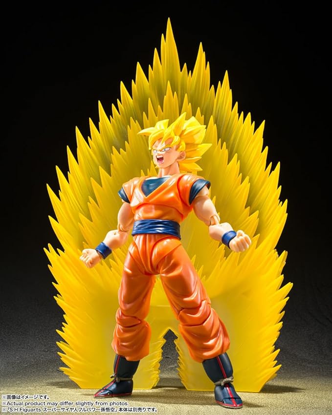 TAMASHII NATIONS - Dragon Ball Z - Super Saiyan Son Goku's Effect Parts Set - Teleport Kamehameha -, Bandai Spirits S.H.Figuarts Action Figure - Figurio