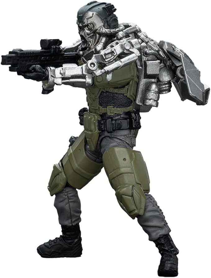 JOYTOY 1/18 Action Figures Army Builder Promotion Pack Figure 29 - Lone Wolf with Exoskeleton Collection Models Christmas Birthday Gifts - Figurio