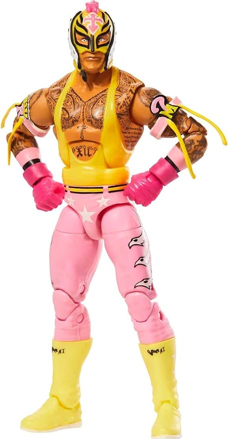 Mattel WWE Rey Mysterio Top Picks Elite Collection Action Figure, Articulation & Life-Like Detail, Interchangeable Accessories, 6-in - Figurio