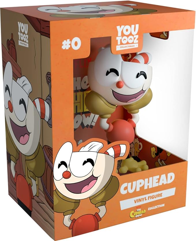 Youtooz Cuphead The Cuphead Show! Edition, 4.6" Vinyl Figure Collectible Cuphead Figure from The Cuphead Show! by Youtooz Cuphead Collection - Figurio