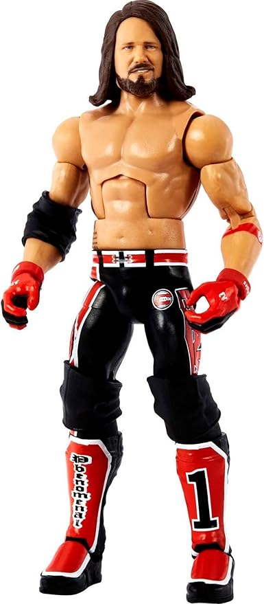 Mattel WWE AJ Styles Survivor Series Elite Collection Action Figure Rick Rude Build-A-Figure Parts, Collectible Gift for Ages 8 Years Old & Up - Figurio