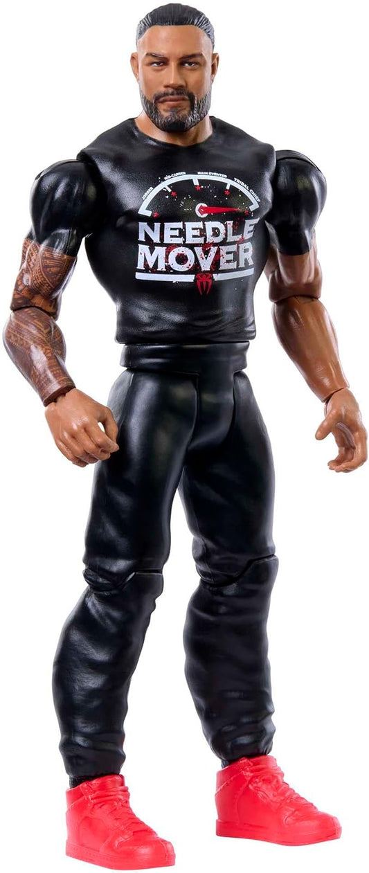 Mattel WWE Roman Reigns Basic Action Figure, 10 Points of Articulation & Life-like Detail, 6-inch Collectible - Figurio