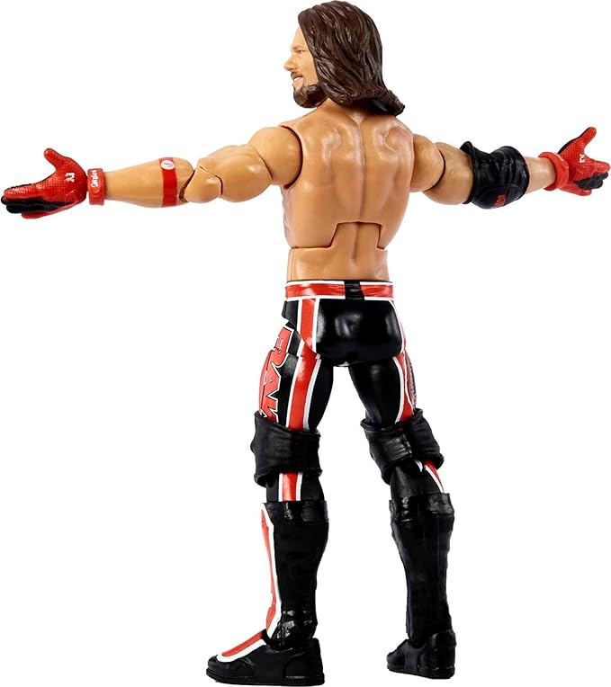 Mattel WWE AJ Styles Survivor Series Elite Collection Action Figure Rick Rude Build-A-Figure Parts, Collectible Gift for Ages 8 Years Old & Up - Figurio