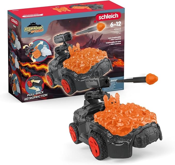 Schleich Lava CrashMobile with Mini Creature - Figurio