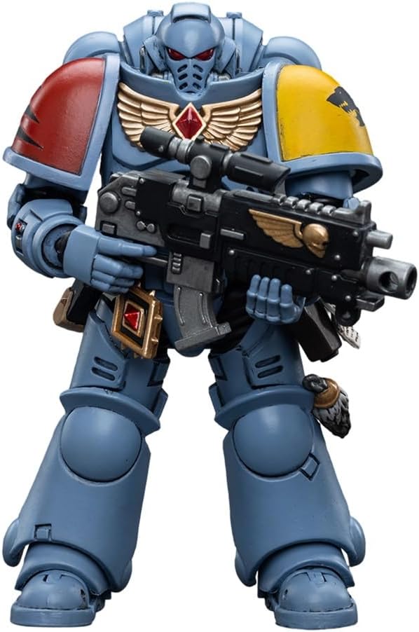 JOYTOY HAPPXYGG Warhammer 40k 1/18 4.7-inch Space Wolves Intercessors action figure model toy series - Figurio