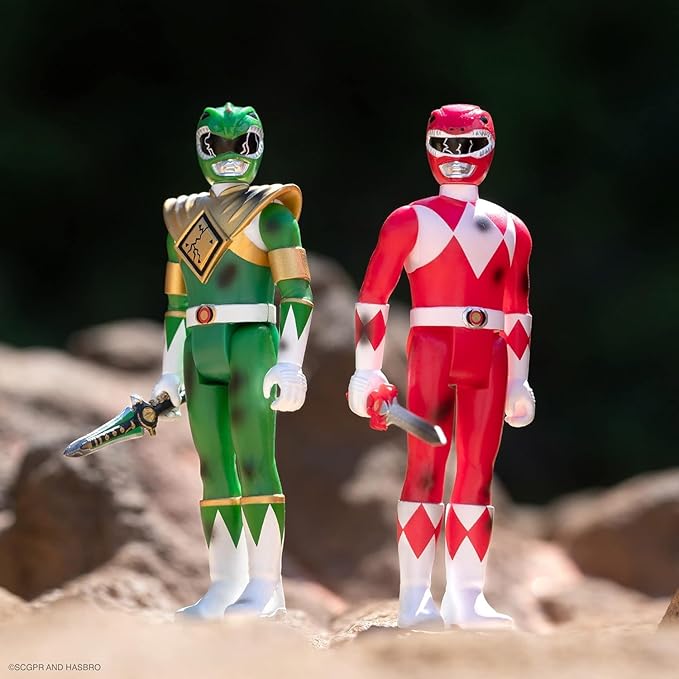 Mighty Morphin' Power Rangers Reaction Figure - Red Ranger (Battle Damaged) Classic Collectibles and Retro Toys - Figurio