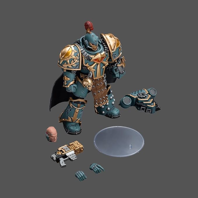 JOYTOY Warhammer 30K The Horus Heresy 1/18 Action Figure Sons of Horus Legion Praetor with Power Fist Collection Model Birthday Gifts - Figurio