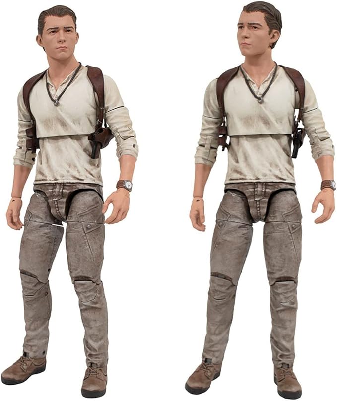 Diamond Select Toys Uncharted: Nathan Drake Acton Figure,Multicolor 7 inch (Pack of 1) - Figurio