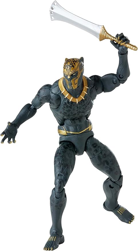 Marvel Legends Series Black Panther Legacy Collection Killmonger 6-inch Action Figure Collectible Toy, 5 Accessories - Figurio