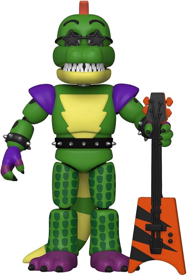 Funko Action Figures! Set of 5 - Five Nights at Freddy's - Security Breach - Pizzaplex - Glamrock Chica, Glamrock Freddy, Montgomery Gator, Roxanne Wolf and Vanny - Figurio