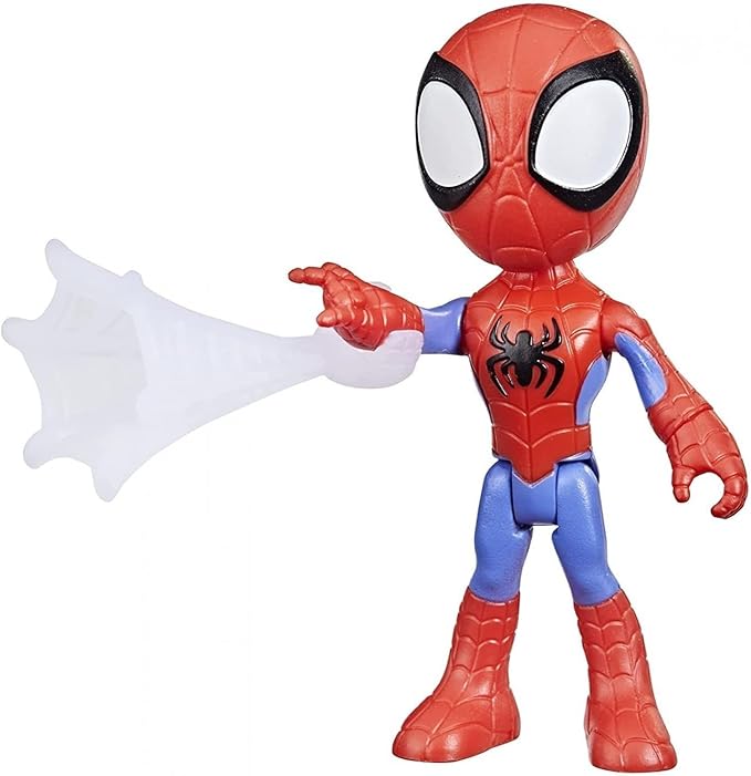 Spidey and His Amazing Friends Marvel Spidey Hero Figure, 4-Inch Scale Action Figure, Includes 1 Accessory for Kids Ages 3 and Up - Figurio