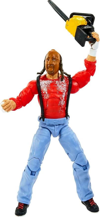 Mattel WWE Chainsaw Charlie Elite Collection Action Figure with Accessories, Articulation & Life-like Detail, 6-inch - Figurio