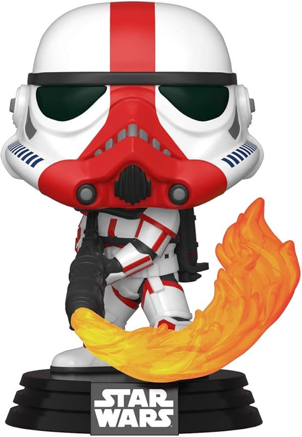 Funko Star Wars: The Mandalorian - Incinerator Stormtrooper Vinyl Bobblehead - Figurio