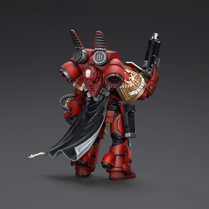 JOYTOY1/18 Action Figure Warhammer 40,000 Blood Angels Captain with Jump Pack Collection Model Birthday Gift - Figurio