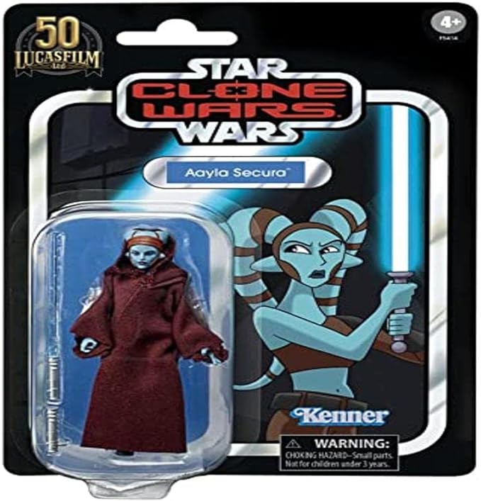 Star Wars The Vintage Collection Clone Wars 3.75 Inch Action Figure Exclusive - Aayla Secura VC217 - Figurio