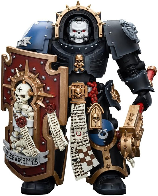 JOYTOY Warhammer 40,000 1/18 Action Figure Ultramarines Chaplain in Terminator Armour Collection Model Birthday Gifts - Figurio