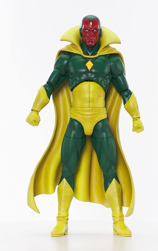 Diamond Select Toys Marvel Select Vision Action Figure, Multicolor 7 inch - Figurio