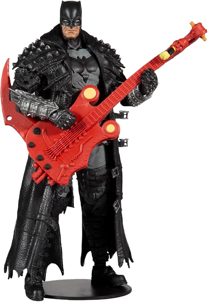 McFarlane Toys - DC Multiverse Dark Nights: Death Metal Batman 7" Action Figure with Build-A 'Darkfather' Parts and Accessories - Figurio