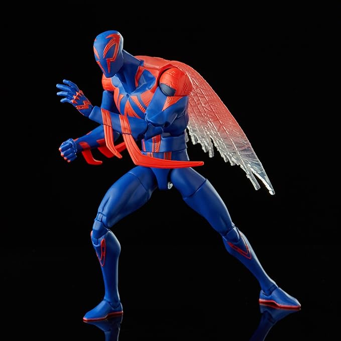 Marvel Legends Series Spider-Man: Across The Spider-Verse Spider-Man 2099 6-inch Action Figure Toy, 2 Accessories - Figurio