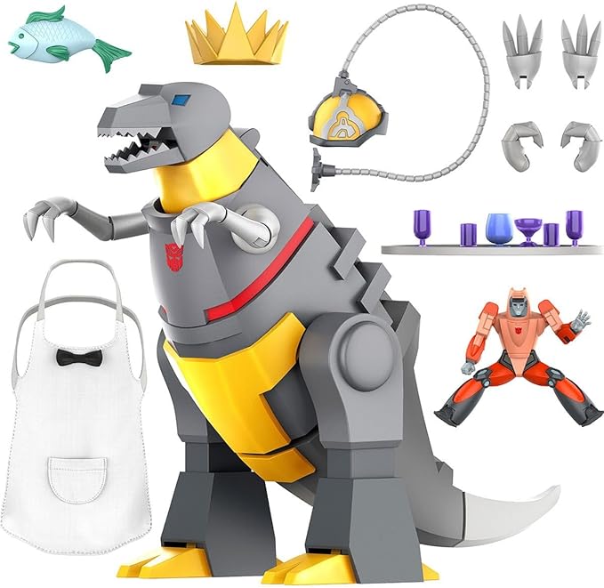 Transformers Ultimates: Grimlock Dino Mode Action Figure - Figurio