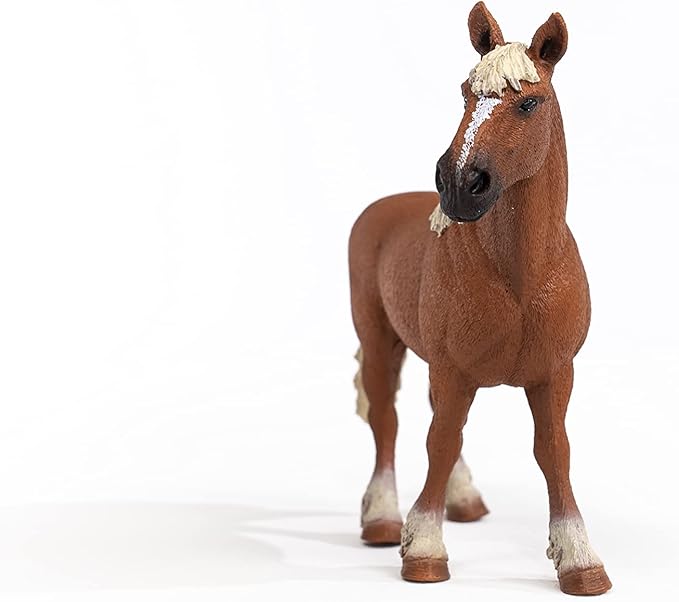 Schleich Farm World Horse Toy for Girls and Boys Ages 3+, Belgian Draft Horse, 4.6 inch - Figurio