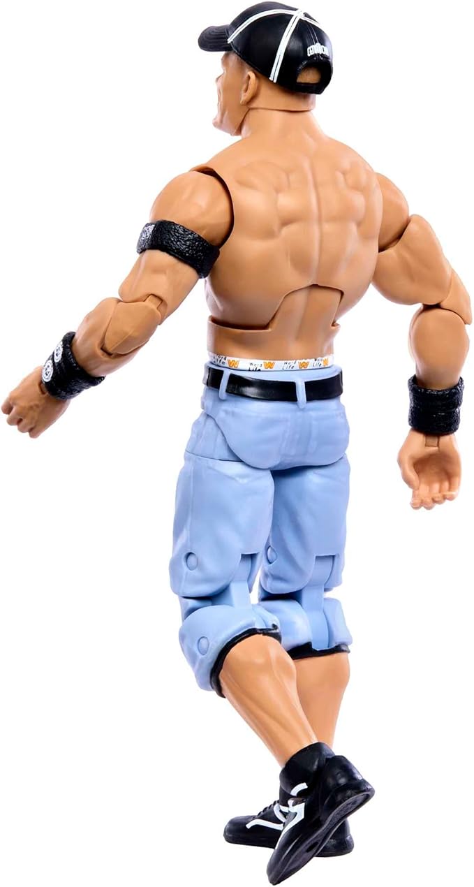 Mattel WWE John Cena Elite Collection Action Figure, Deluxe Articulation & Life-like Detail with Iconic Accessories, 6-inch - Figurio