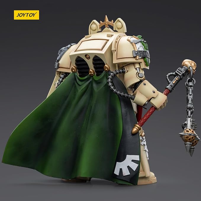 JOYTOY JT9190 40K 1/18 Action Figure Toy, Dark Angels Deathwing Knight Master with Flail of The Unforgiven, 4-inch Gift for Action Figure Lovers & Collectors above - Figurio