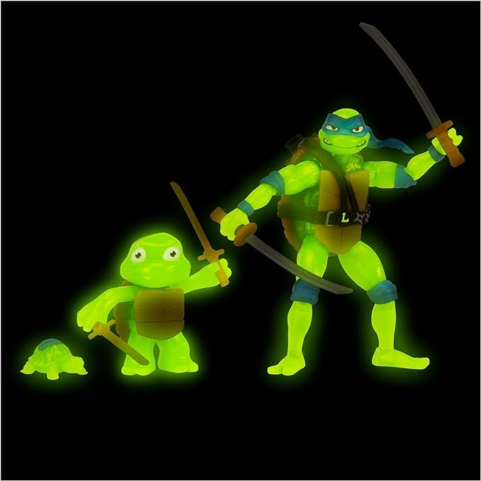 Teenage Mutant Ninja Turtles: Mutant Mayhem Making of a Ninja Leondardo Action Figure 3-Pack - Figurio