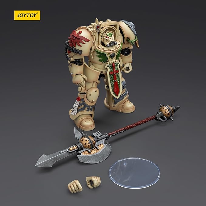 JOYTOY JT9183 40K 1/18 Action Figure Toy, Dark Angels Deathwing Champion, 4-inch Gift for Action Figure Lovers & Collectors above - Figurio