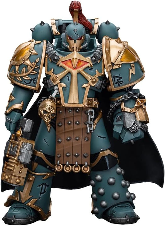 JOYTOY Warhammer 30K The Horus Heresy 1/18 Action Figure Sons of Horus Legion Praetor with Power Fist Collection Model Birthday Gifts - Figurio