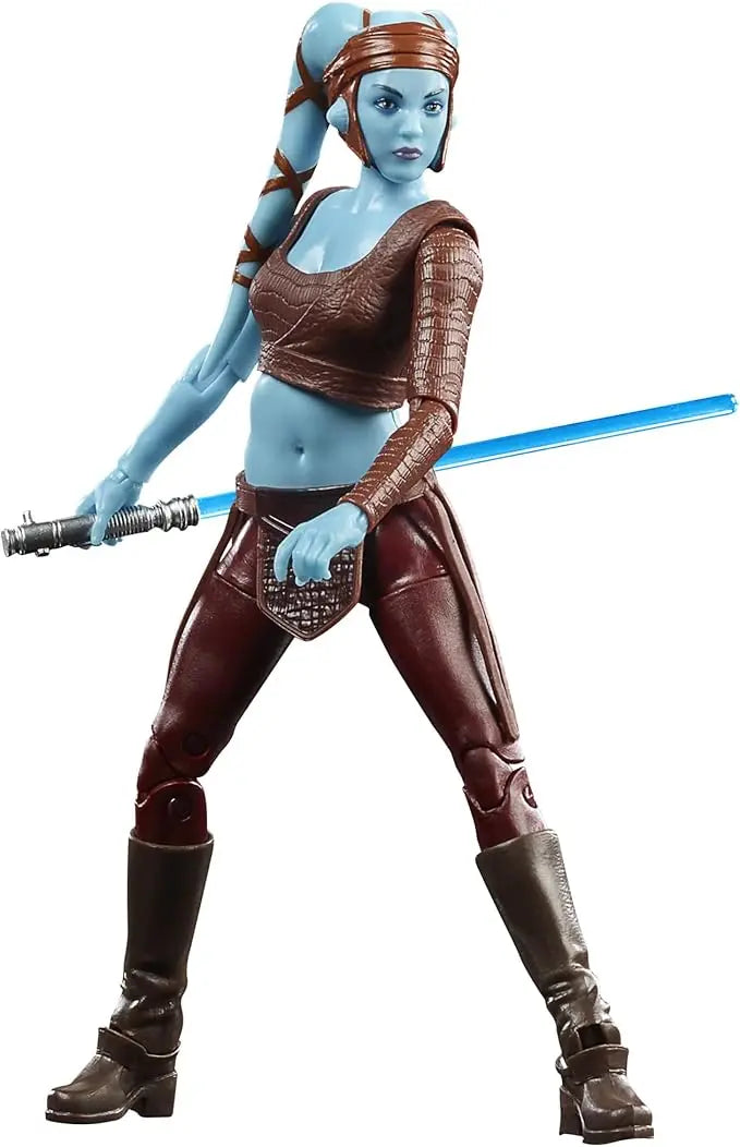 STAR WARS The Black Series Aayla Secura Toy 6-Inch-Scale Attack of The Clones Collectible Action Figure, Toys for Kids Ages 4 and Up - Figurio