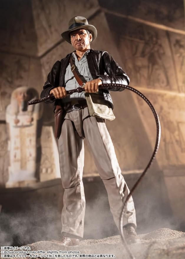 BANDAI SPIRITS S.H. Figuarts Indiana Jones (Raders/Lost Arc Holy Ark), Approx. 5.9 inches (150 mm), ABS & PVC, Painted Action Figure - Figurio