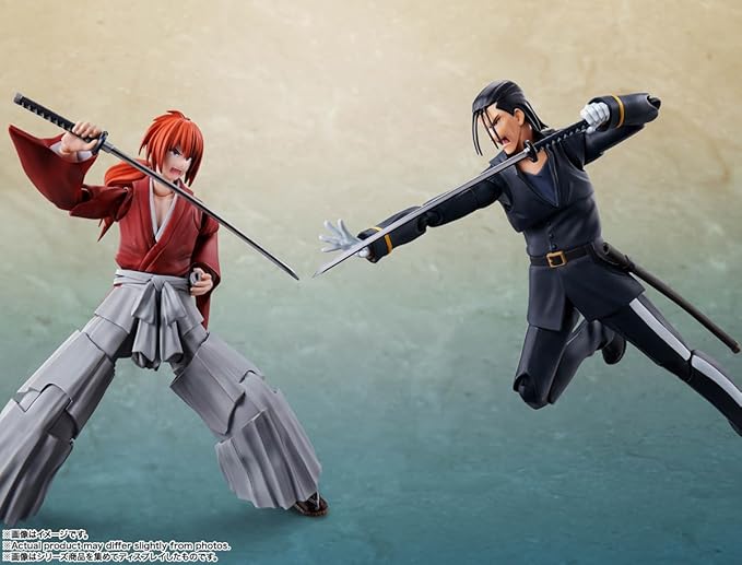 TAMASHII NATIONS - Rurouni Kenshin: Meiji Swordsman Romantic Story - Hajime Saito, Bandai Spirits S.H.Figuarts Action Figure - Figurio