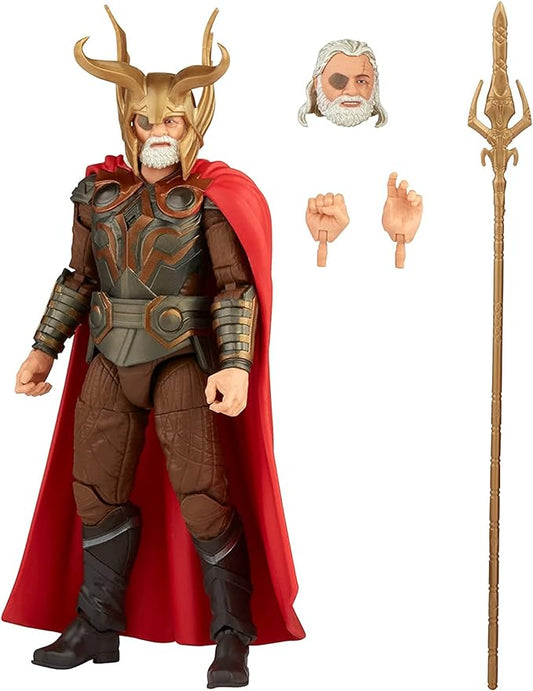 Marvel Hasbro Legends Series 6-inch Scale Action Figure Toy Odin, Infinity Saga Character, Premium Design, Figure and 4 Accessories - Figurio