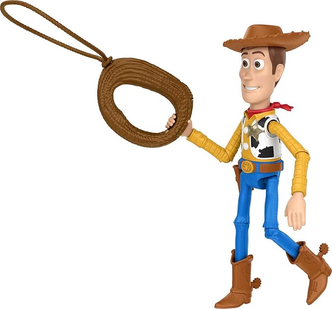 Mattel Disney Pixar Toy Story Toys, Launching Lasso Woody Action Figure, Collectible Gifts for Kids - Figurio