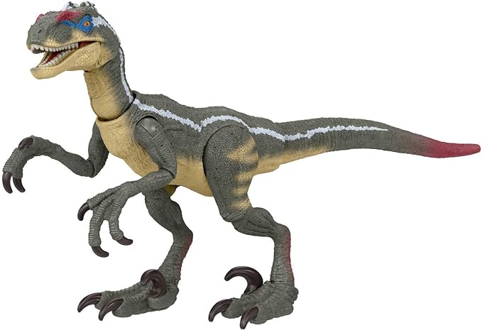 Mattel Jurassic World Mattel Jurassic Park III Hammond Collection Dinosaur Action Figure, Velociraptor with Articulation, 3.75-in Tall - Figurio