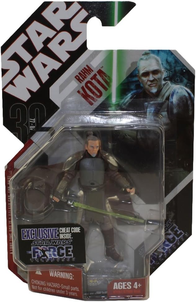 Star Wars Basic Figure Force Unleashed General Rahm Kota Samurai Jedi - Figurio