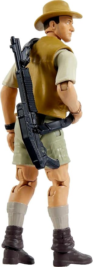 Mattel Jurassic World Mattel Jurassic Park Hammond Collection Human Action Figure, Robert Muldoon with Articulation, 3.75-in Tall - Figurio