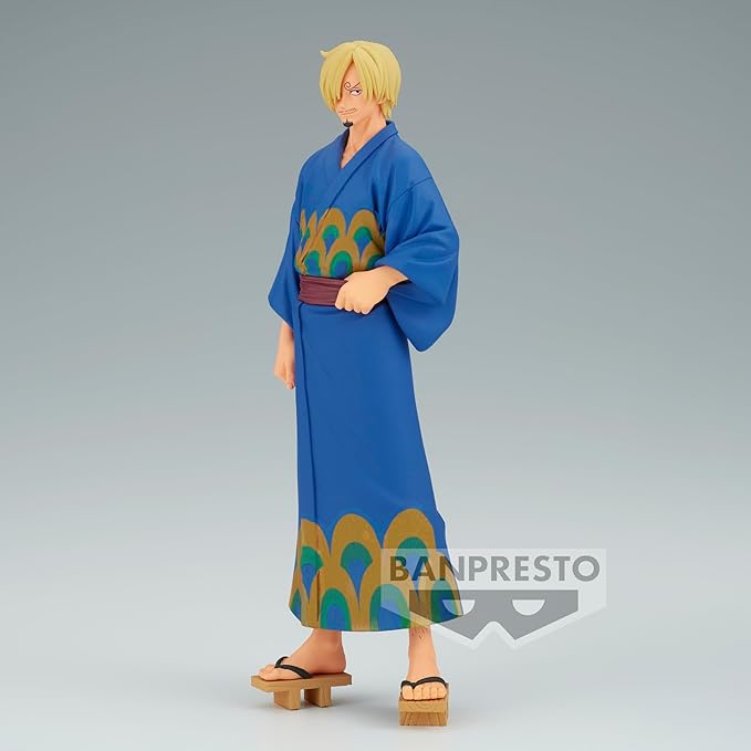 Banpresto - One Piece - Wanokuni Sanji (Yukata Ver.), Bandai Spirits DXF ~The Grandline Series~ Figure - Figurio