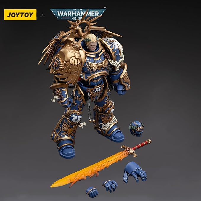 JOYTOY Warhammer 40,000 1/18 Action Figure 7.08-Inch Ultramarines Primarch Roboute Guilliman Collection Model Christmas Birthday Gift JT6342 - Figurio