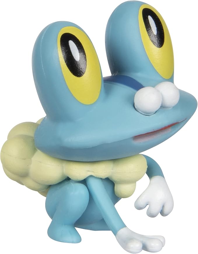 Pokémon Battle Figure, Water-Type Theme 3 Pack with Froakie, Wartortle, Lapras - 4.5-inch Froakie Figure, 3-inch Wartortle Figure, 2-inch Froakie - Toys for Kids Fans - Amazon Exclusive - Figurio