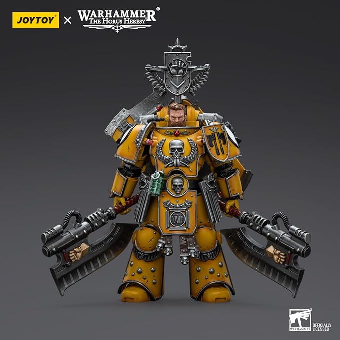 JOYTOY 1/18 Action Figure Warhammer 40,000 Imperial Fists Fafnir Rann 4.96inch Movable Model Collectible Figurine - Figurio